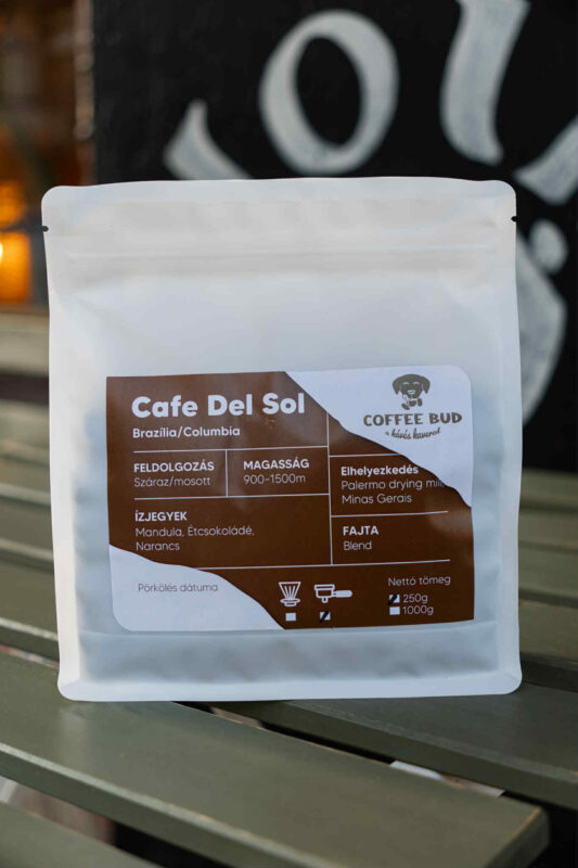 Cafe-del-sol sötét pörkölésű Coffee Bud kávé