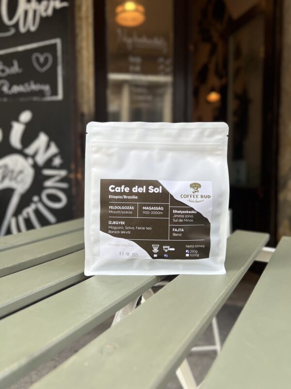 Cafe del Sol Etióp Brazil blend szemes kávé