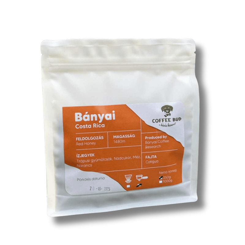 Bányai világos pörkölésű szemes kávé