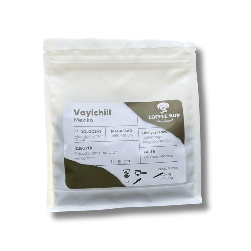 Mexikói koffeinmentes szemes kávé