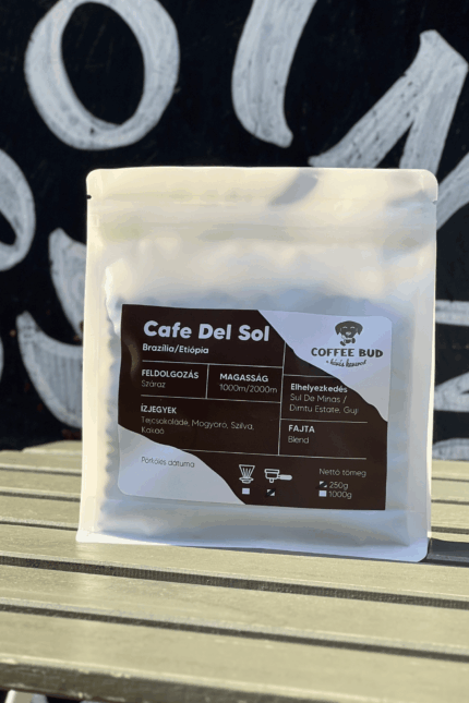 Cafe del Sol sötét pörkölésű szemes kávé